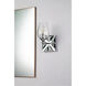 Epsilon 1 Light 6 inch PC Bath Light Wall Light in Polished Chrome